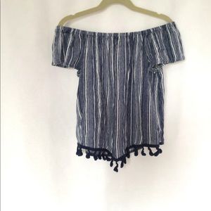 Jenna and Jessie Top for Girls Summer Size M